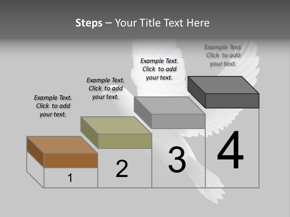 Purity Isolated Feather PowerPoint Template