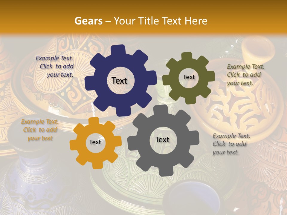 Shop Pottery Africa PowerPoint Template