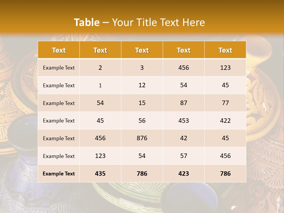 Shop Pottery Africa PowerPoint Template