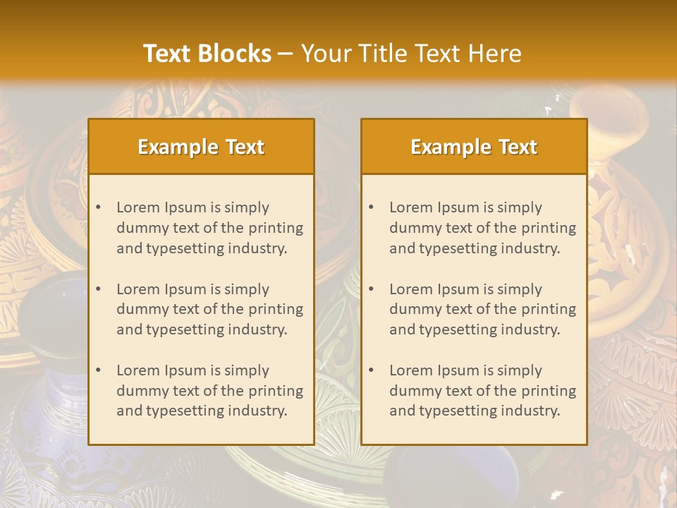 Shop Pottery Africa PowerPoint Template