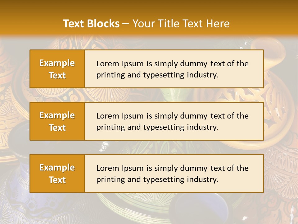 Shop Pottery Africa PowerPoint Template