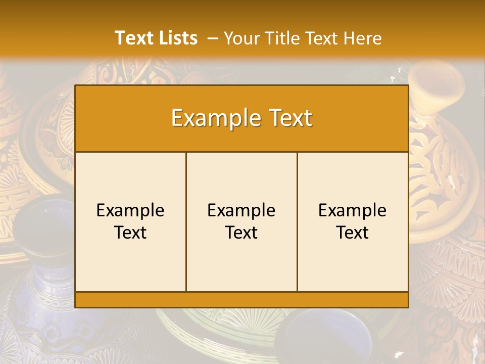 Shop Pottery Africa PowerPoint Template