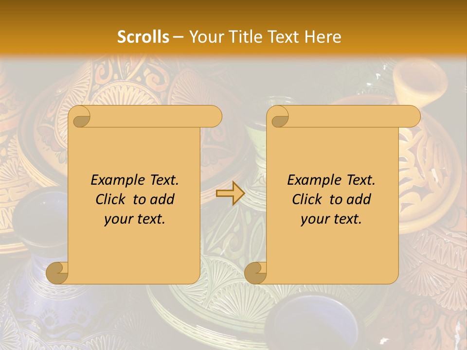 Shop Pottery Africa PowerPoint Template