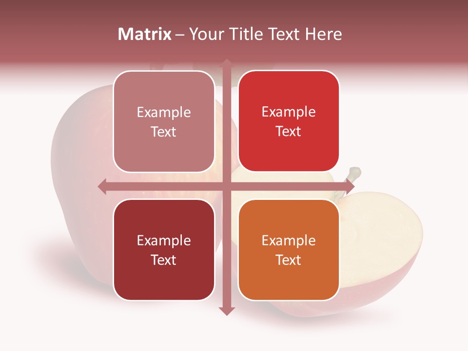 Red Food Water PowerPoint Template