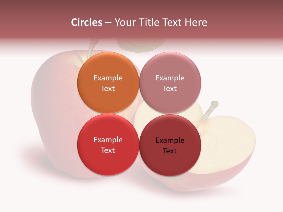 Red Food Water PowerPoint Template