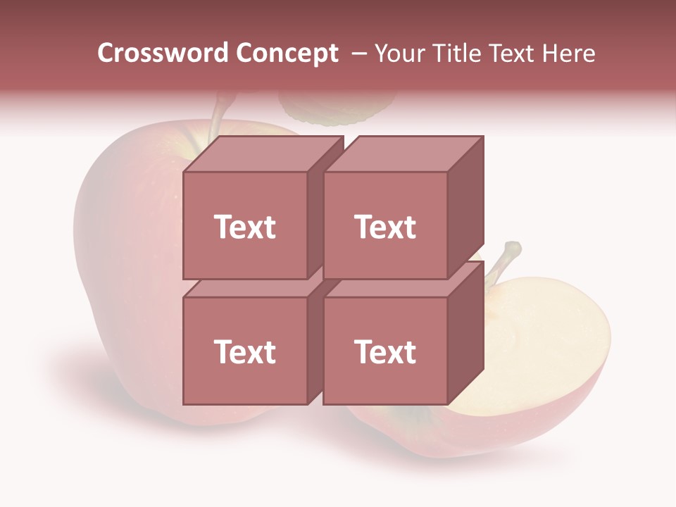 Red Food Water PowerPoint Template