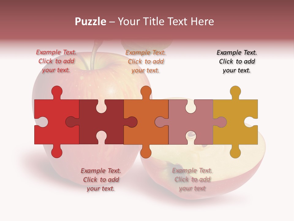 Red Food Water PowerPoint Template