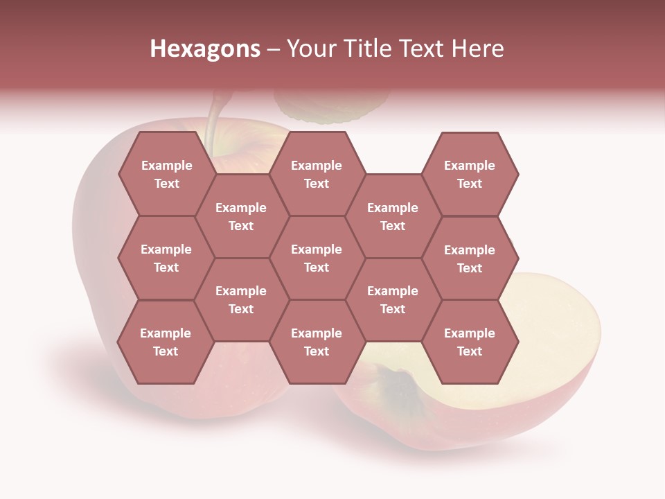 Red Food Water PowerPoint Template