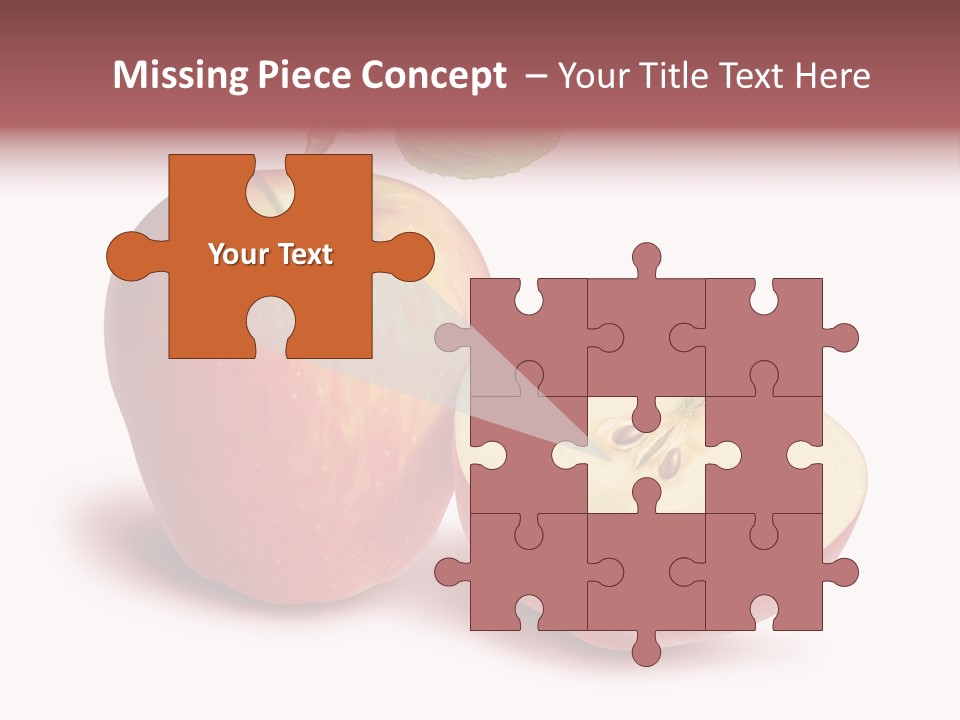 Red Food Water PowerPoint Template