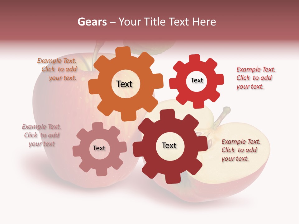 Red Food Water PowerPoint Template