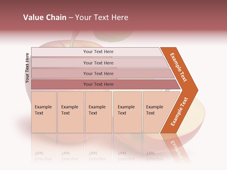 Red Food Water PowerPoint Template