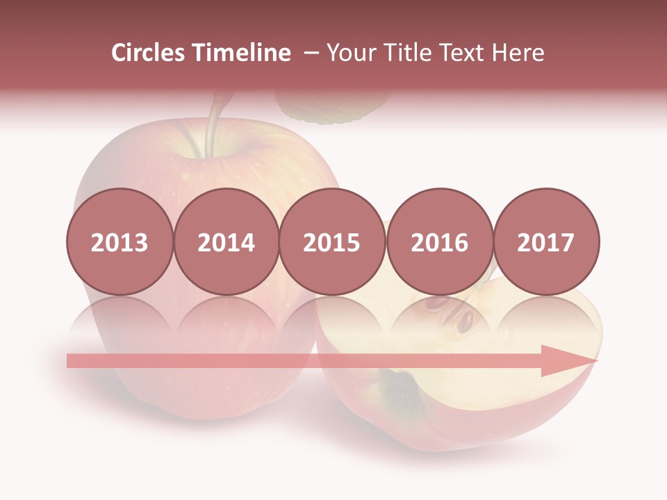 Red Food Water PowerPoint Template