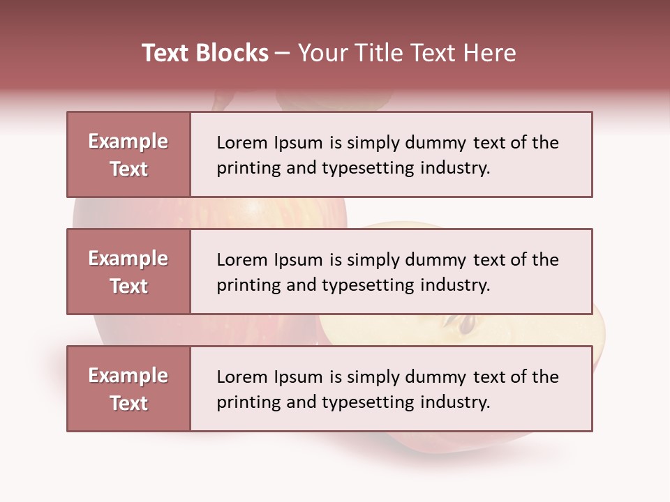 Red Food Water PowerPoint Template