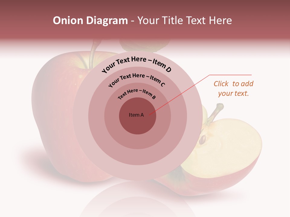 Red Food Water PowerPoint Template