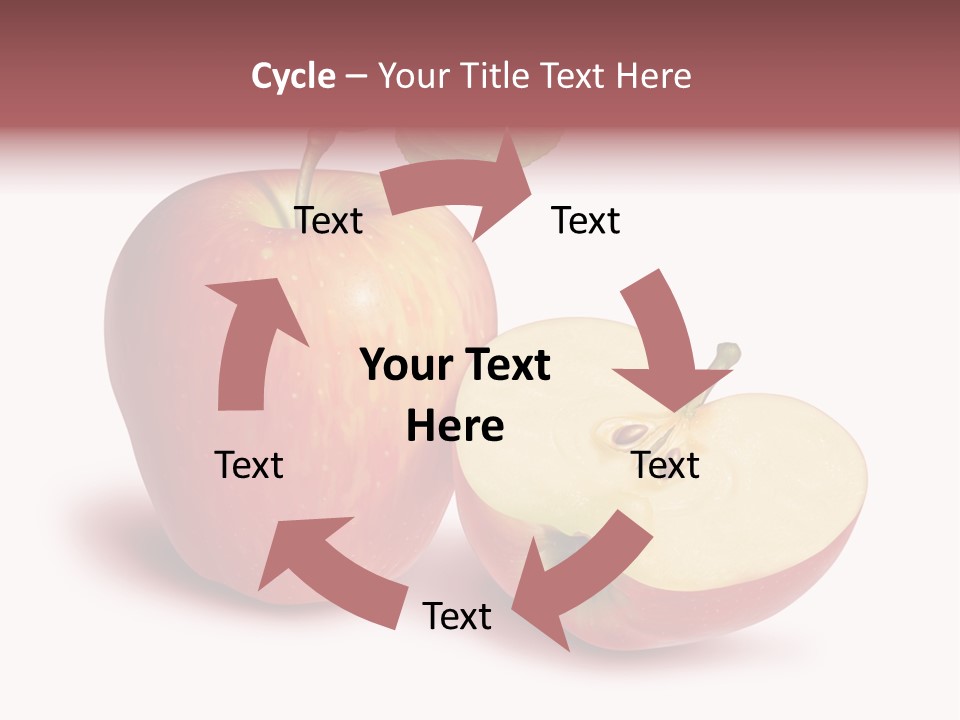 Red Food Water PowerPoint Template