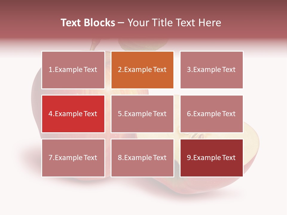 Red Food Water PowerPoint Template