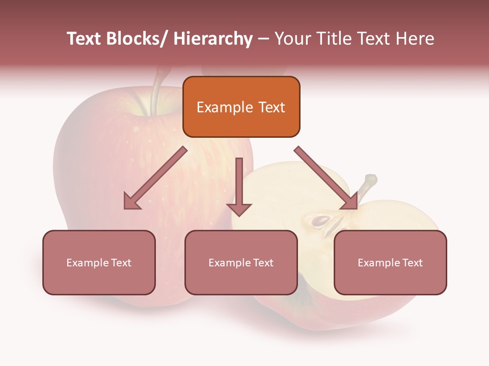 Red Food Water PowerPoint Template