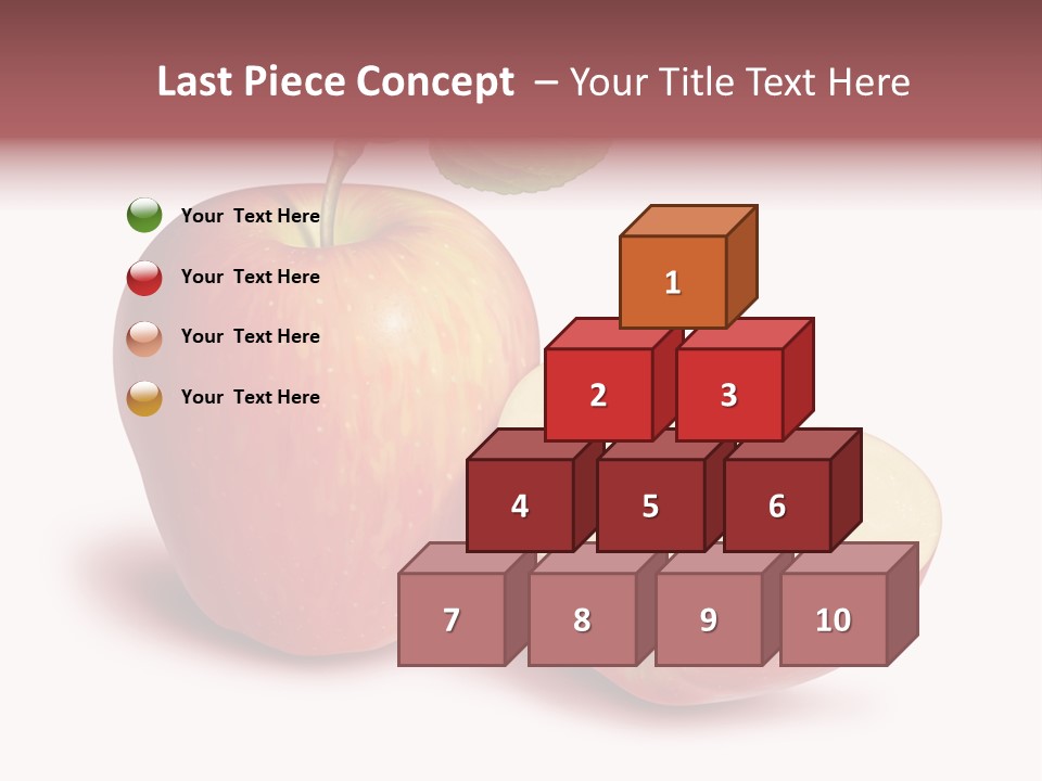 Red Food Water PowerPoint Template