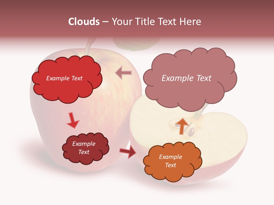 Red Food Water PowerPoint Template