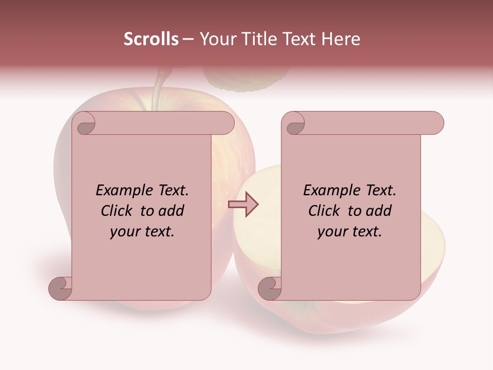 Red Food Water PowerPoint Template