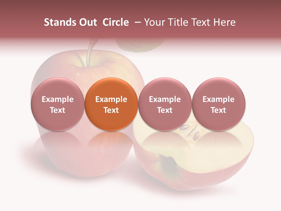 Red Food Water PowerPoint Template