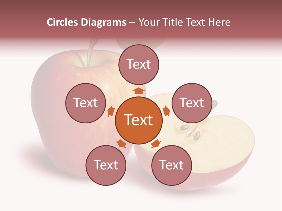 Red Food Water PowerPoint Template