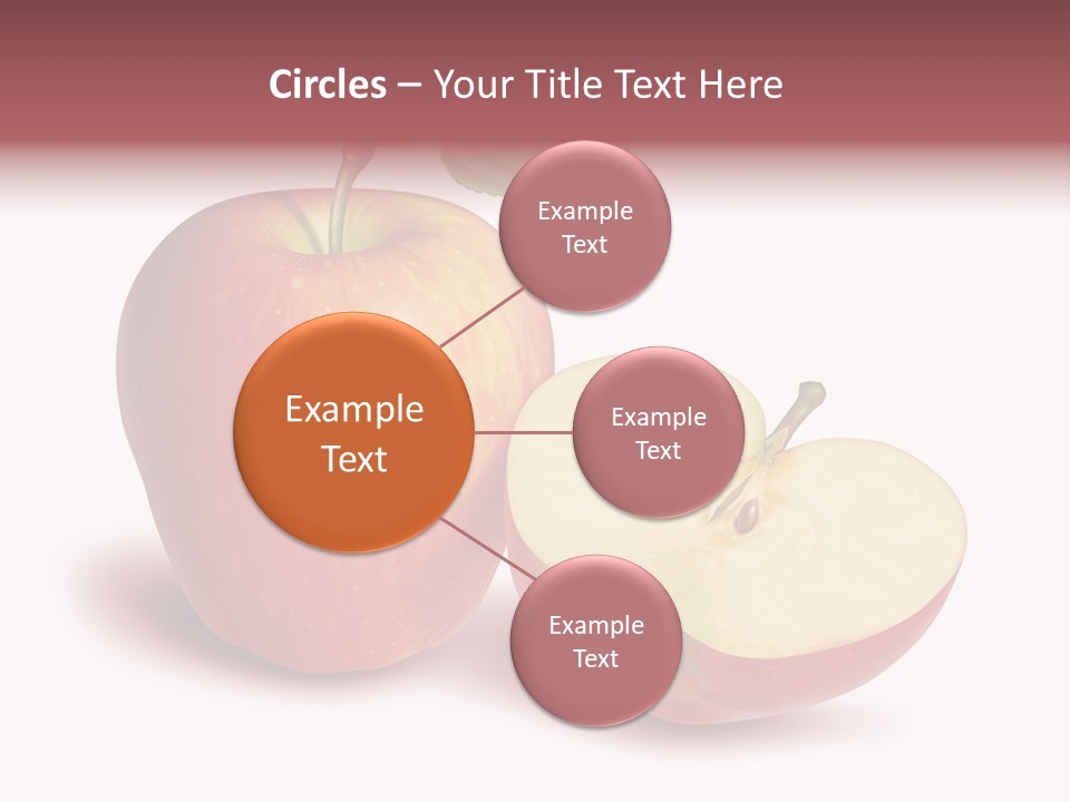 Red Food Water PowerPoint Template