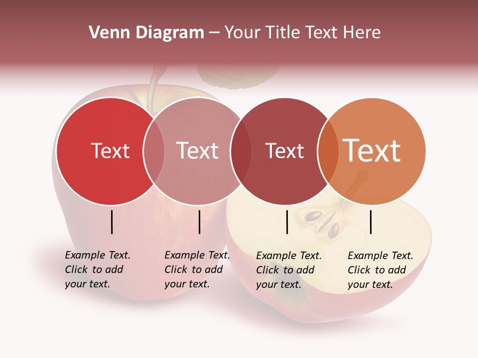 Red Food Water PowerPoint Template