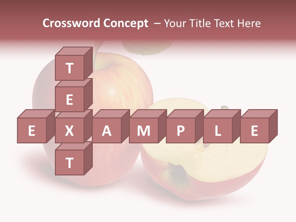 Red Food Water PowerPoint Template