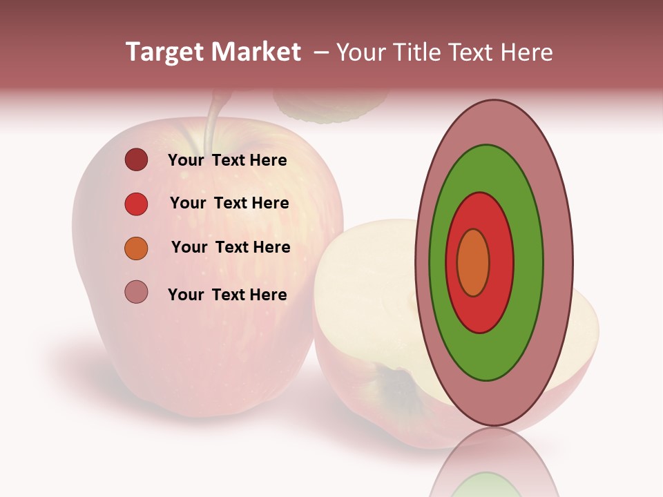 Red Food Water PowerPoint Template