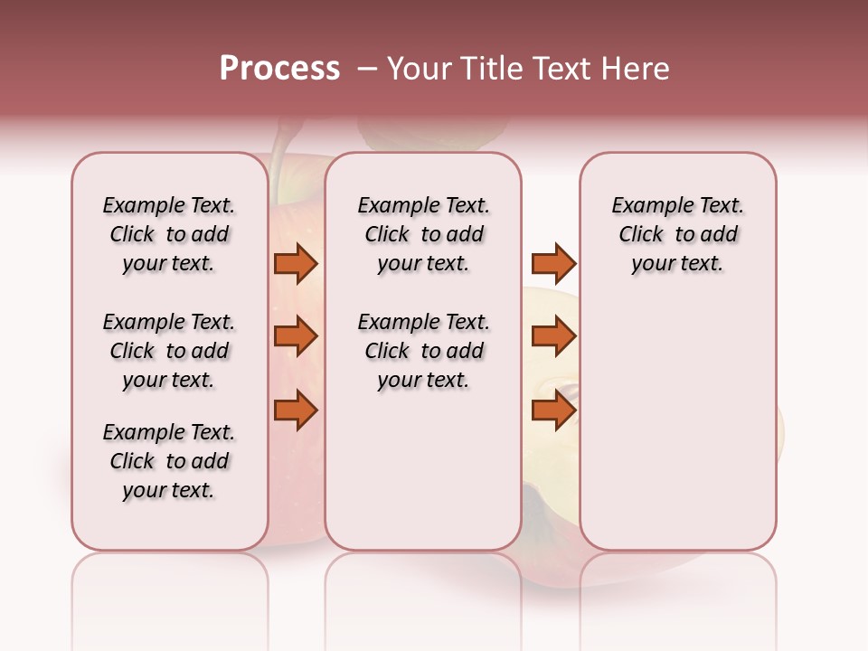 Red Food Water PowerPoint Template