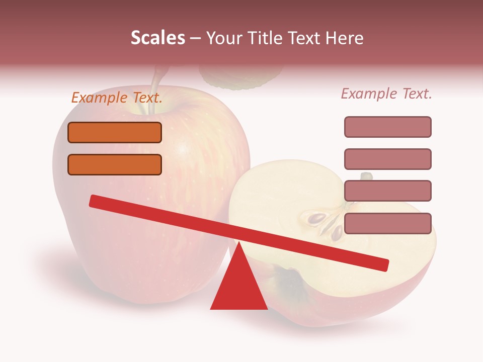 Red Food Water PowerPoint Template