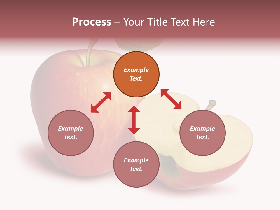 Red Food Water PowerPoint Template