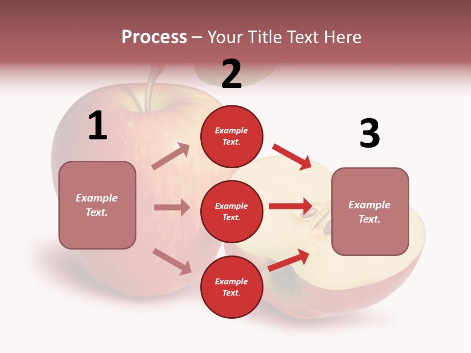Red Food Water PowerPoint Template