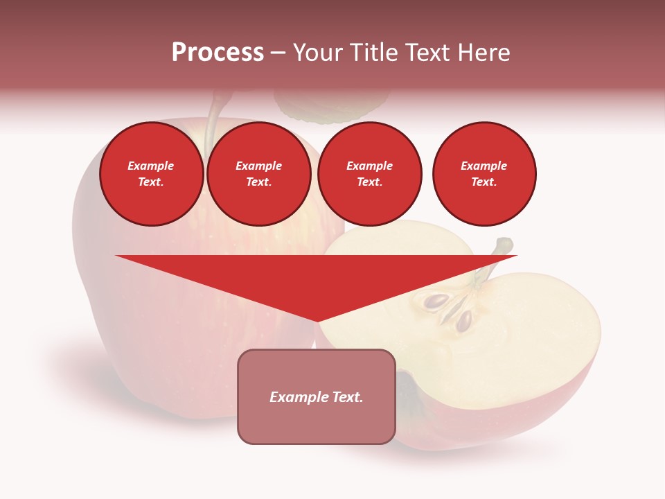 Red Food Water PowerPoint Template