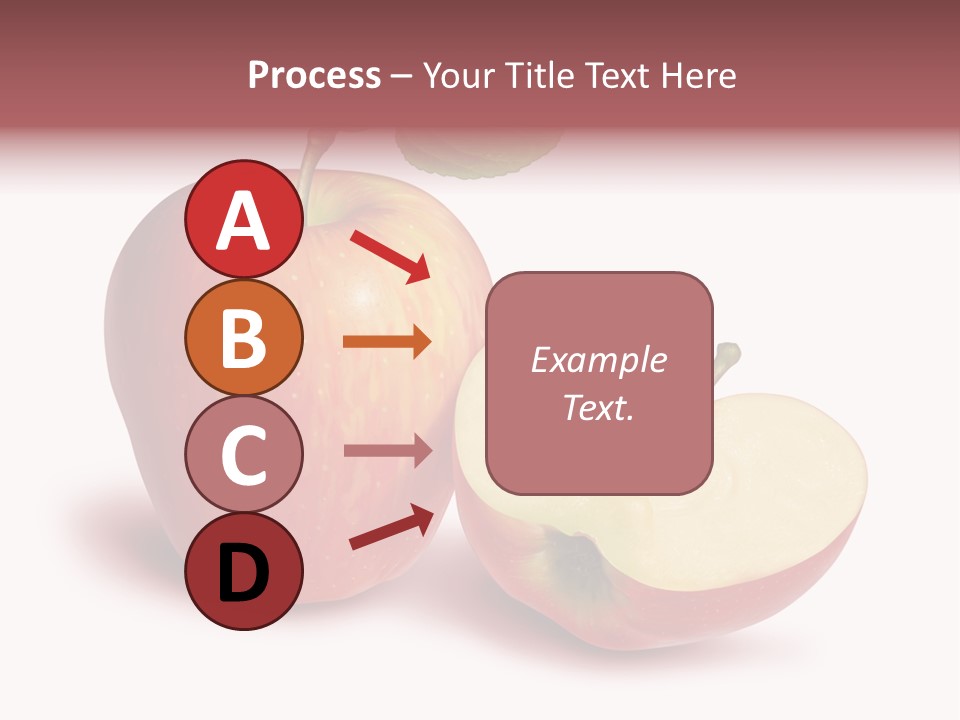 Red Food Water PowerPoint Template