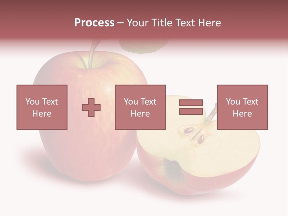 Red Food Water PowerPoint Template