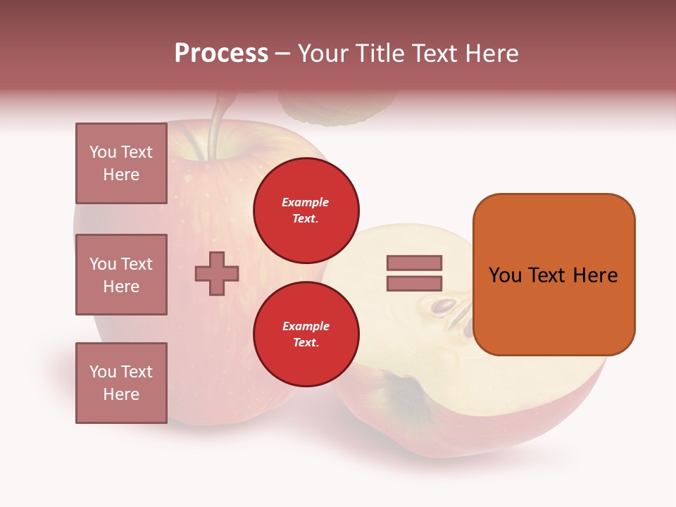 Red Food Water PowerPoint Template