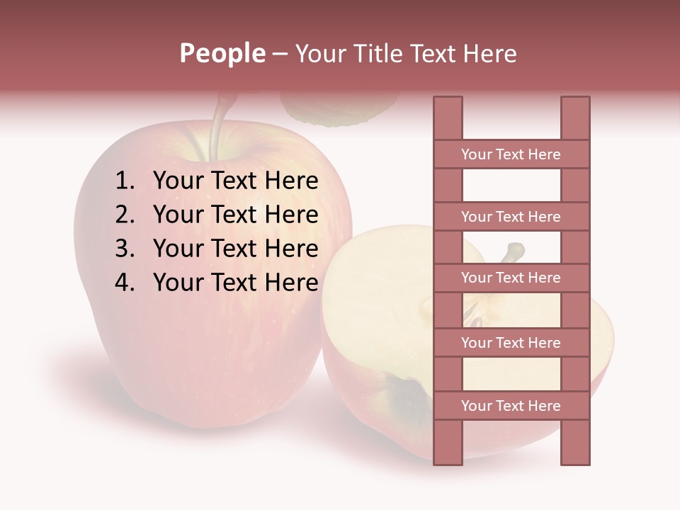 Red Food Water PowerPoint Template