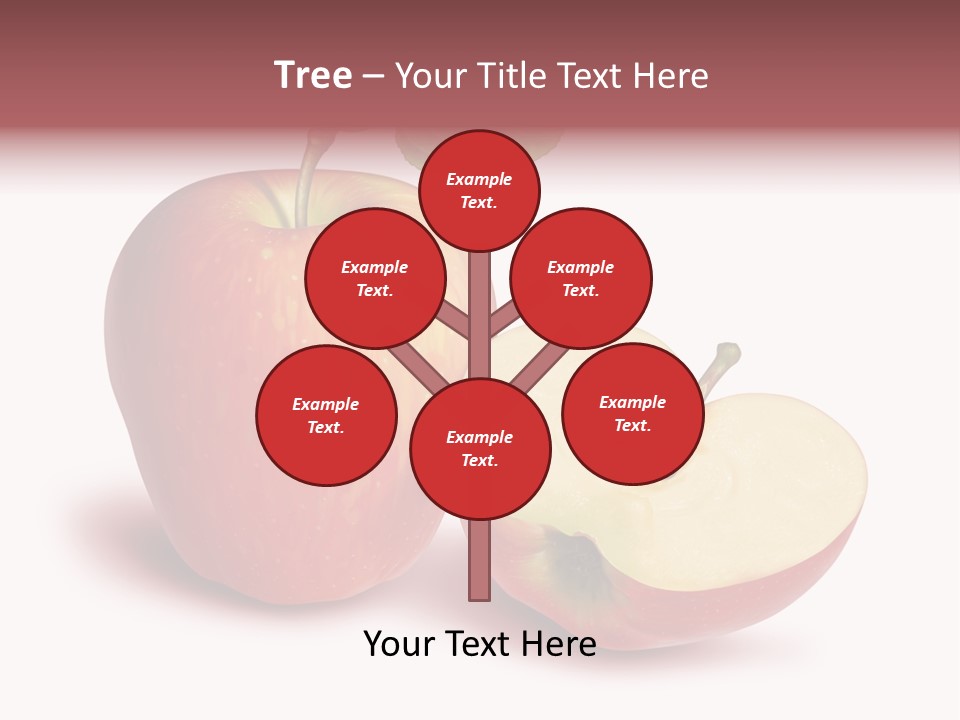 Red Food Water PowerPoint Template