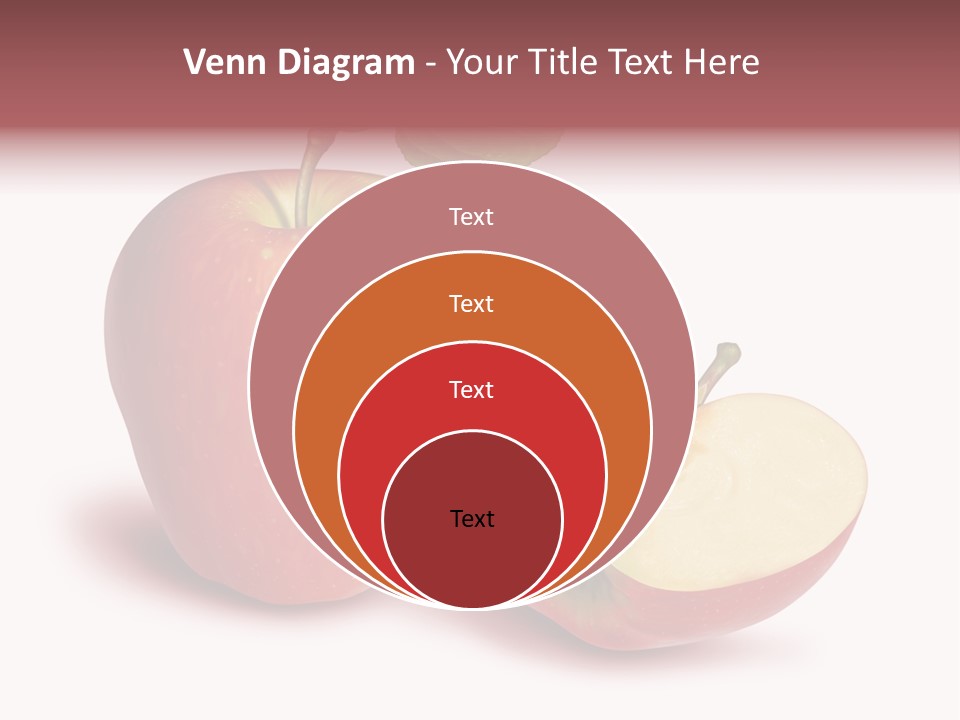 Red Food Water PowerPoint Template
