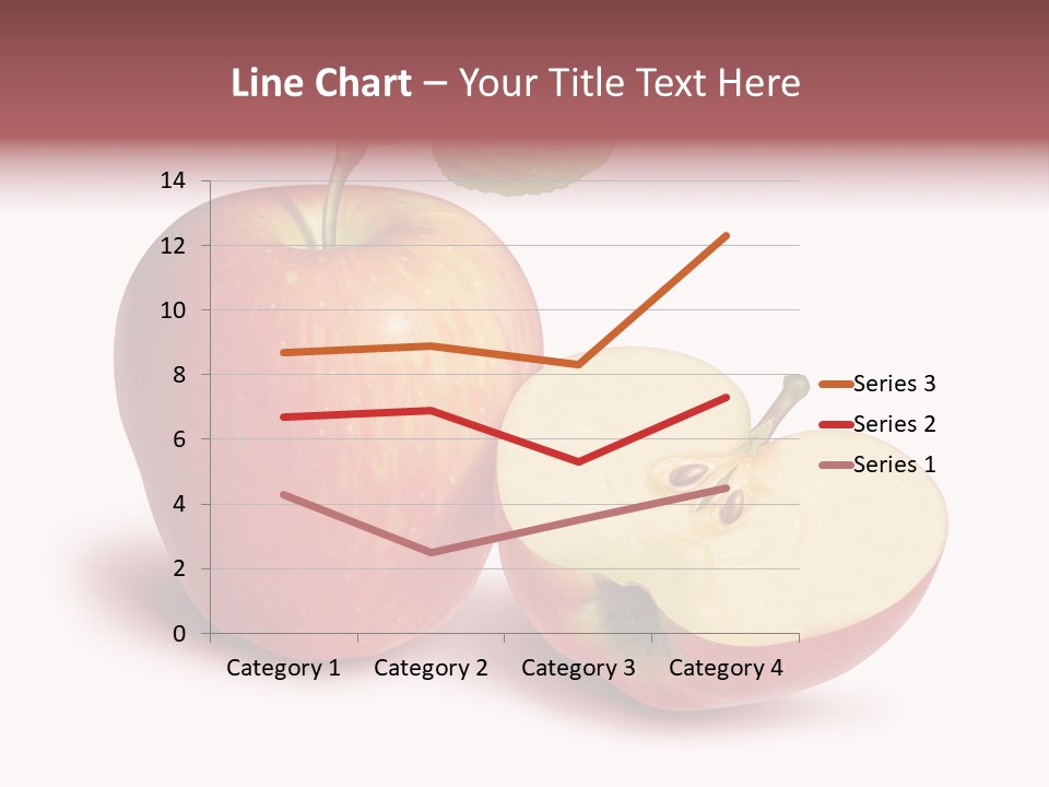 Red Food Water PowerPoint Template