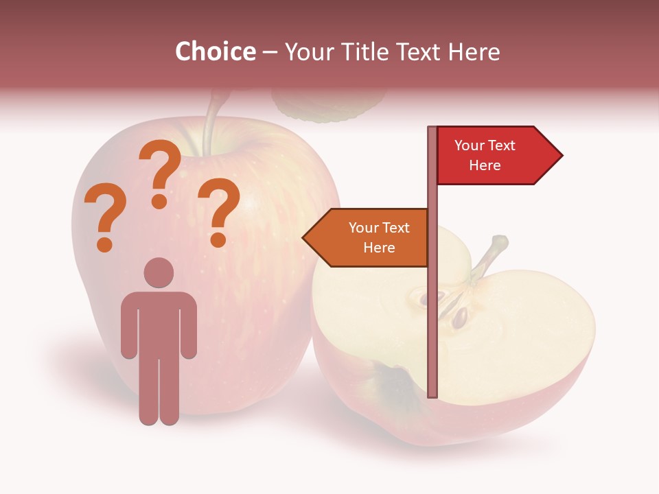 Red Food Water PowerPoint Template