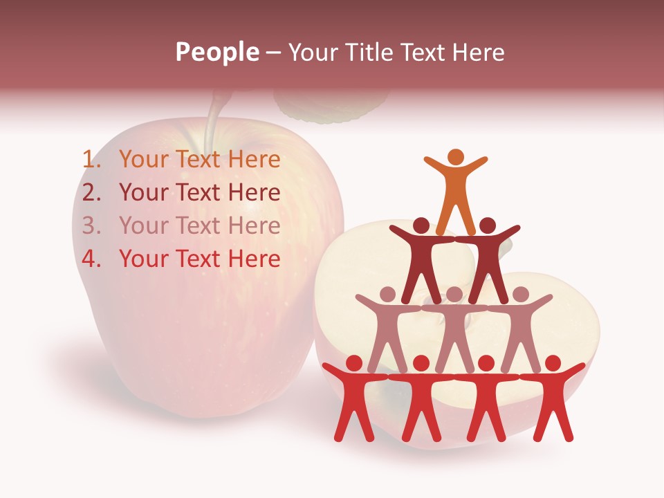 Red Food Water PowerPoint Template