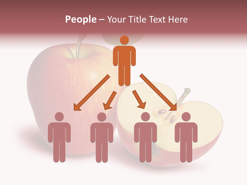 Red Food Water PowerPoint Template