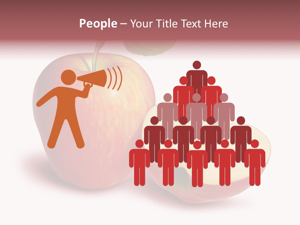 Red Food Water PowerPoint Template