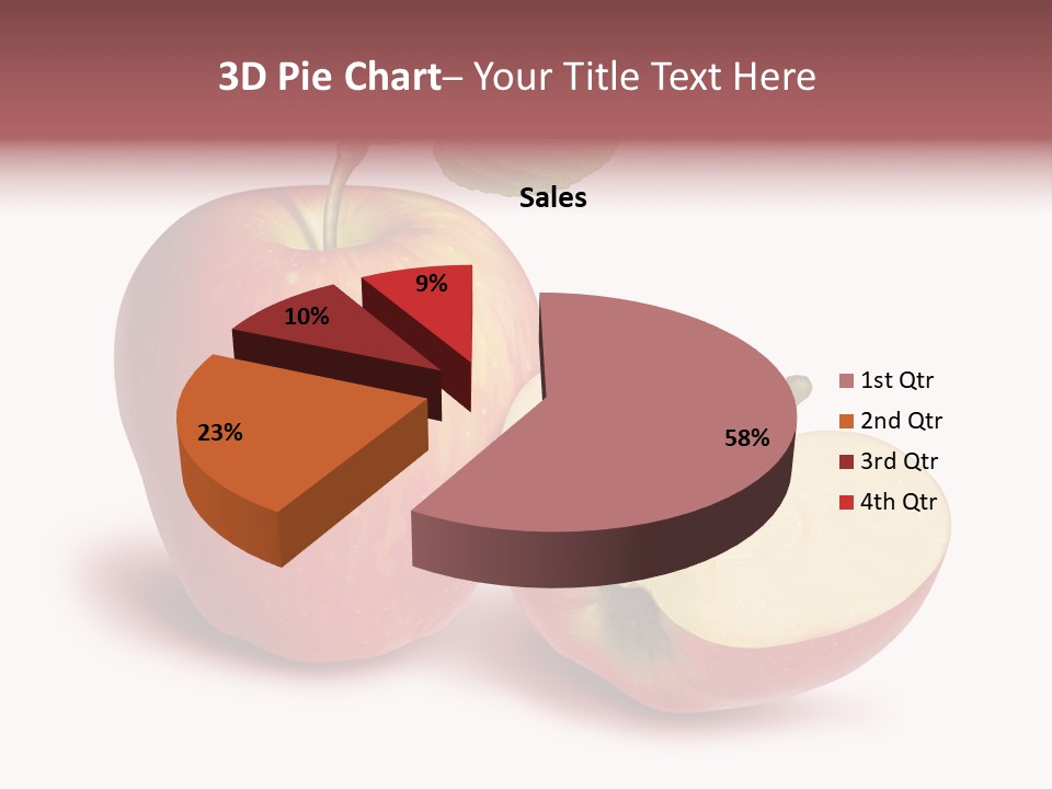 Red Food Water PowerPoint Template