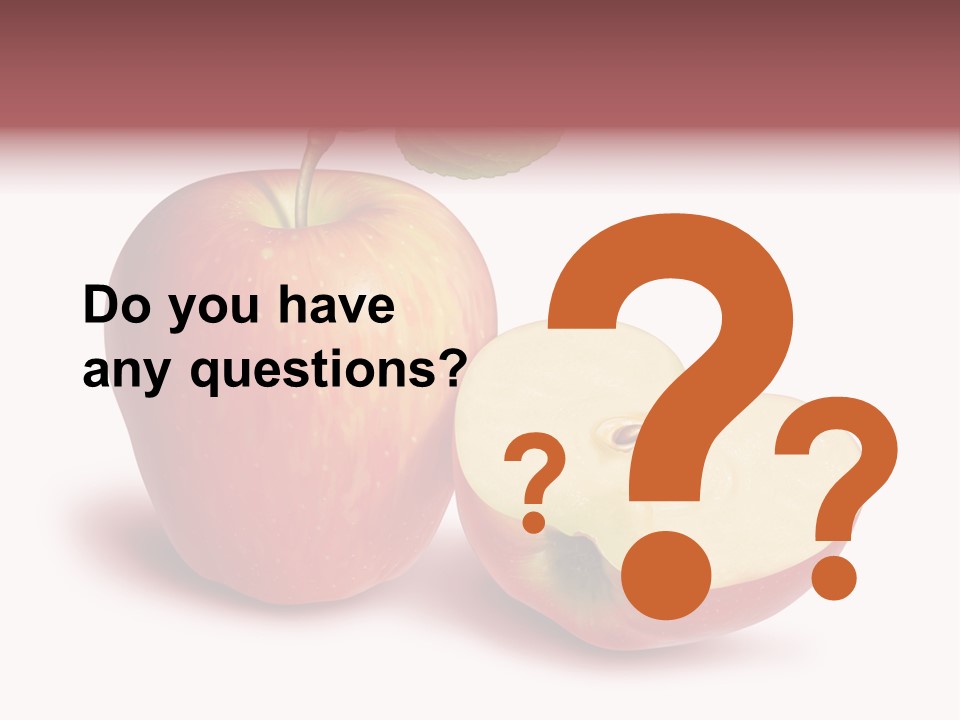 Red Food Water PowerPoint Template