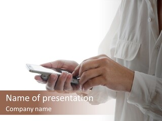 Adult Contact Communication PowerPoint Template