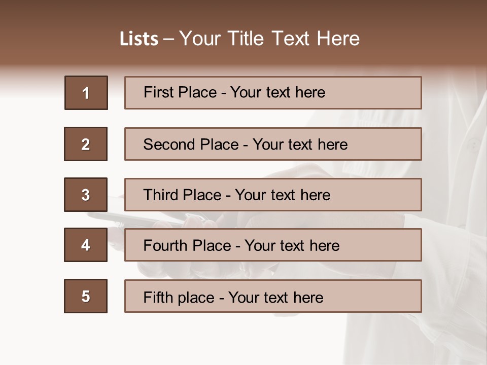 Adult Contact Communication PowerPoint Template